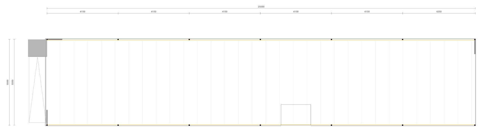 Lagerbühne inkl. Ausstattung , 5x25m UK 2,5m 500Kg/qm NEU