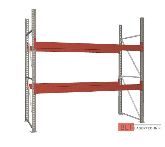 ca. 2,90 lfm, H: 250cm, Fachlast: 3000 kg, Palettenregale, Schwerlastregale, Hochregale, Industrieregale, Regale sofort ab Lager