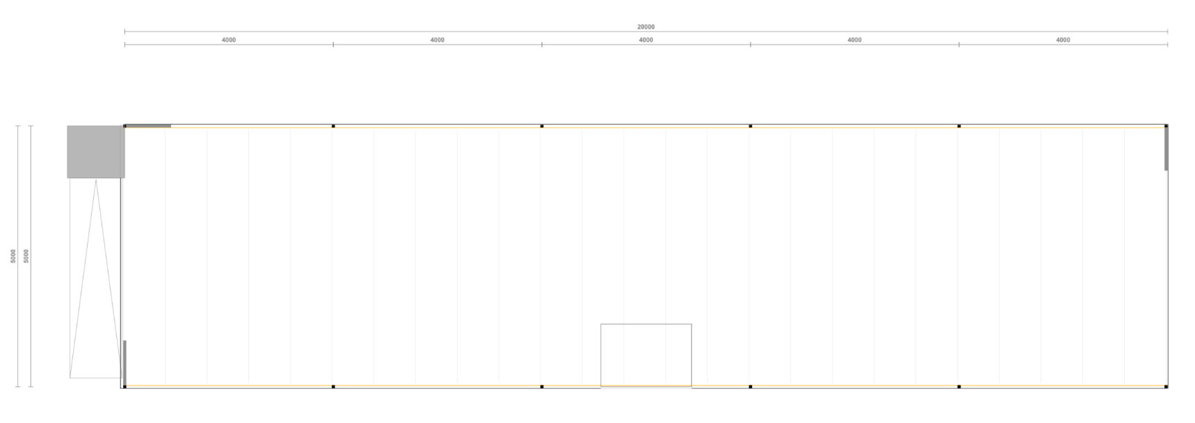 Lagerbühne inkl. Ausstattung , 5x20m UK 2,5m 500Kg/qm NEU