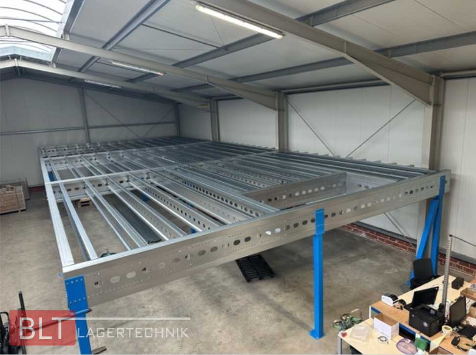 Lagerbühne 5x20m UK 2,5m 500Kg/qm NEU Systembühne Lagerpodest