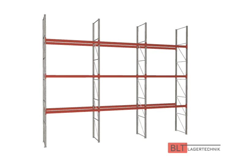 ca. 8,40 lfm, H: 650cm, Fachlast: 3000 kg, Palettenregale, Schwerlastregale, Hochregale, Industrieregale, Regale sofort ab Lager