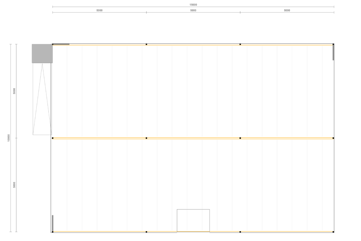 Lagerbühne inkl. Ausstattung , 10x15m UK 2,5m 500Kg/qm NEU