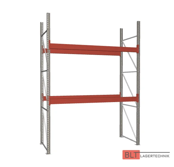 ca. 2,90 lfm, H: 350cm, Fachlast: 1800 kg, Palettenregale, Schwerlastregale, Hochregale, Industrieregale, Regale sofort ab Lager